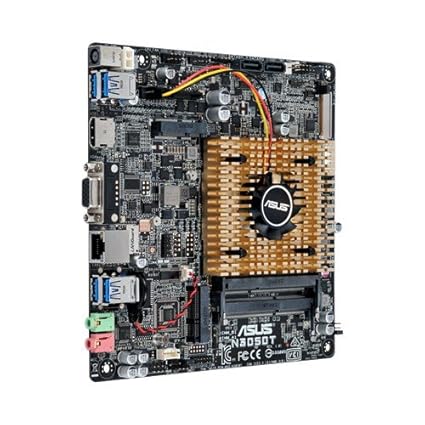 Asus N3050T SoC-Mainboard (Thin-Mini-ITX, Intel Celeron Dual-Core N3050 On-Board-Prozessor, 2x DDR3-Speicher, USB 3.1 Gen1)