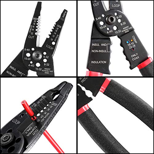 Solsop Multi-Tool Wire Stripper, Professional Wire Stripping Tool/Wire Cutter