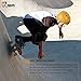 JBM international EPS foam Skateboard Helmet (Yellow, Medium)