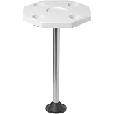 Detmar 12-1109C Removable Octagonal Marine/RV Table, White