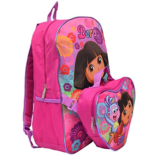 Nickelodeon Dora the Explorer Heart Backpack and Lunch Bag Set Buy