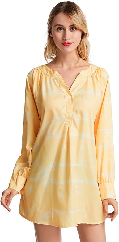 amazon ladies yellow tops