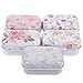 Keyzone 1pc Lovely Flower Iron Tin Storage Bag Gift Mini Jewelry Box Decor Card Pill Case