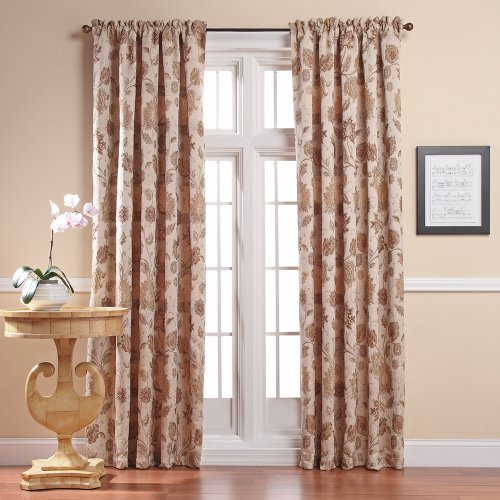 Stylemaster Home Products FBA_Melbourne Curtain Panel, 52" X 84", Wheat
