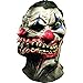 Rubie's Adult Overhead Latex Mask, Siamese Clown, Multicolor (68261)
