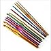 Ostart 12 Sizes Multi-color Aluminum Crochet Hooks Knitting Kits Needles (2mm -8mm)