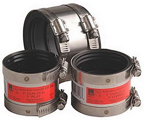 Mission RubberBand Seal K-150 Stainless Steel K Series Specialty Coupling, 1-1/2" Or 1-1/4"