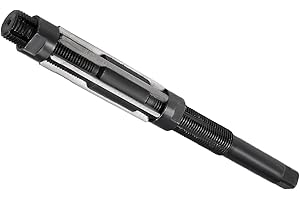 CoCud Hand Reamer, 21-23mm Cutting Diameter 6 Flutes, High Speed Steel Adjustable Milling Cutter Tools - (Applications: for Aluminum Iron)