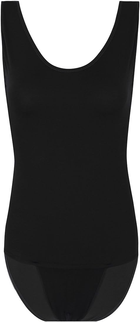 iiniim Women's One Piece Sleeveless Zipper Japanese Style Schoolgirl Swimsuit Leotard Bodysuit