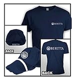 Beretta Mens Navy Blue Hat, T-Shirt & Bracelet Combo