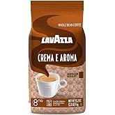 Lavazza Crema E Aroma Whole Bean Coffee Blend, Medium Roast, 1 kg Bag , Balanced medium roast with an intense, earthy flavor 