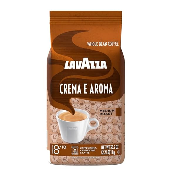 LAVAZZA CREMA E AROMA WHOLE BEAN COFFEE BLEND,...