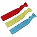 QingHan Elastic Hair Ties Solid No Crease Ouchless Ponytail Holders Rubber Bands For Women Girls Teens and Kids Bows Accessories,100 Ties