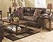 Signature Design by Ashley Murphy Industrial 3-Piece Table Set, Includes 1 Coffee Table and 2 End Tables with Lower Fixed Shelf, Brown