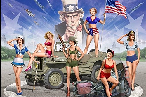 PRETTY, NICE, US GIRLS Pin-Up 6 fig. 1/35 MASTER BOX 35183
