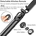 Selfie Stick with Tripod Stand and Remote Control, Extendable 7.3-27 inch Selfie Stick for iPhone X/iPhone 8/8Plus/iPhone 7/7Plus/Galaxy Note8/S8/Plus/S9/plus,Huawei,More,360° Clamp/225° Neck Rotation