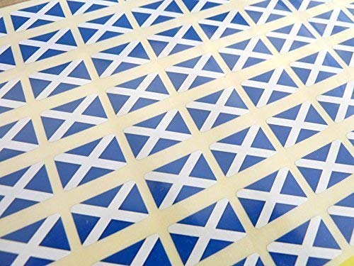 Pack of 64, 20x12mm, Scotland Self-Stick Flag Stickers Scottish St Andrews Labels