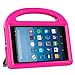 Kids Case for Fire HD 8 - TIRIN Light Weight Shock Proof Handle Kid –Proof Cover Kids Case for Fire HD 8 Tablet (7th and 8th Generation Tablet, 2017 and 2018 Release) NOT for 2020 Fire 8, Rose