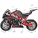 XtremepowerUS 40CC 4-Stroke Gas Power Mini Pocket Motorcycle Ride-on (Red)