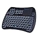 iPazzPort Bluetooth Mini Wireless Keyboard with Touchpad, Backlit, IR Learing for Android TV Box, TV Stick, Nvidia Shield TV, Smart TV KP-810-61 BT