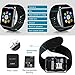 StarryBay Smart Watch Bluetooth Sweatproof Wrist Watch with Touch Screen for Notification Push /Handsfree Call for Andorid - black