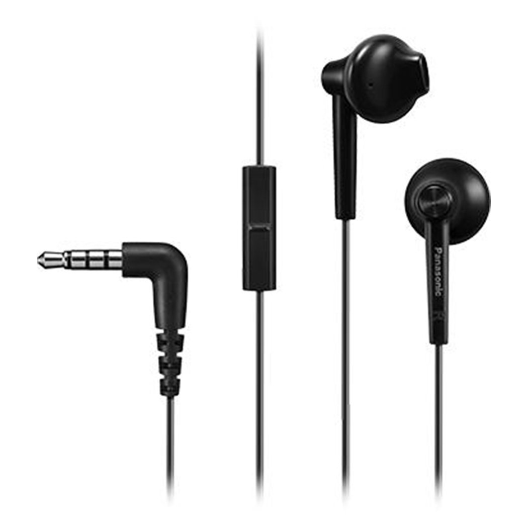 PANASONIC RPTCM50EK Stereo Earphone with Microphone - Black