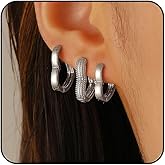 Small Heart Hoop Earrings for Women Gold Silver Heart Shaped Huggie Hoop Earrings Trendy 3Pairs Hearts Cartilage Huggie Hoops Earring for Womens