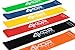 4KOR Fitness Set of 6 Resistance Loop Bands (12 x 2-Inch) with Carrying Case