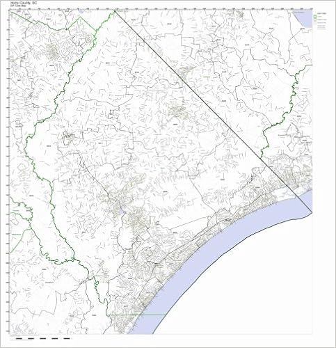 Horry County Zip Code Map Horry County, South Carolina Sc Zip Code Map Not Laminated: Amazon.com:  Office Products