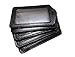WZYuan 5pcs black business ID credit card faux leather badge holder pass card pouch case