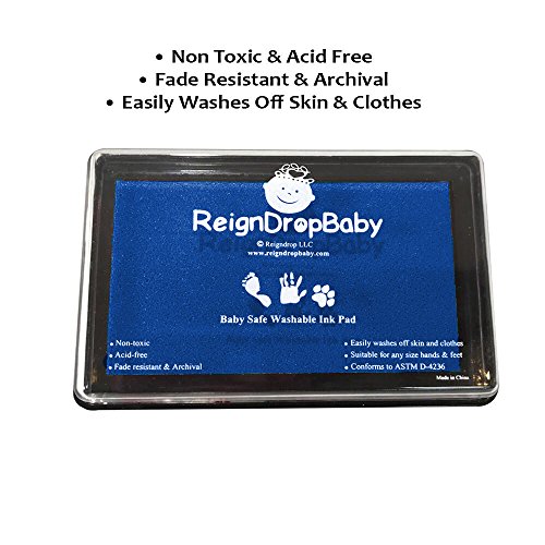 1 Baby+Footprint+Handprint+Ink+Pad