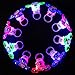 Mikulala Light Up Rings Fidget Toys for Kids 12 Pack Novelty Child Glow in The Dark Party Favors Bulk Flashing Led Kid Prizes, Fun Gifts for Graduation Party Supplies, Kids Party