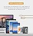 iPhone Charger, Kabel Leader 3Pcs 3ft/6ft/10ft Durable Nylon Braided Lightning Cord to USB Charging Cable for iPhone 7 7 Plus SE 6 6s 6 Plus 5 5s iPad 4 Mini Air iPod Nano 7 iPod Touch 5(Gold)