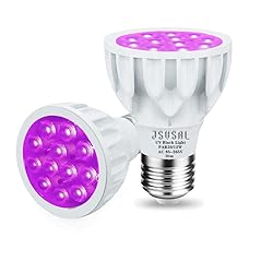 JSVSAL LED Black Light Bulbs,Dimmable,PAR20
