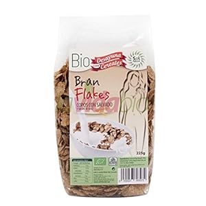 SOLNATURAL BRAN Flakes met biologische redding, 225 g, standaard, uniek