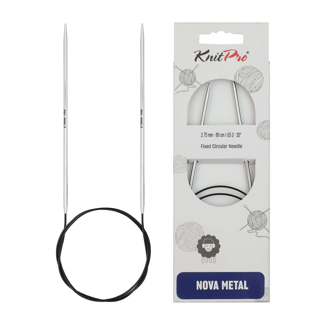KnitPro Nova Fixed Circular Needles 20" (50cm) | 2.75mm — image 1