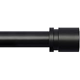 Byondeth Curtain Rods for Windows 16 to 144 Inches Adjustable Length 1 Inch Diameter Window Curtain Rod with Aluminium Finial