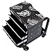 Gas Monkey Creeper Seat and Tool Box Combo - 3-Drawers Toolbox with 4 Rolling Casters - 450 Lbs Capacity