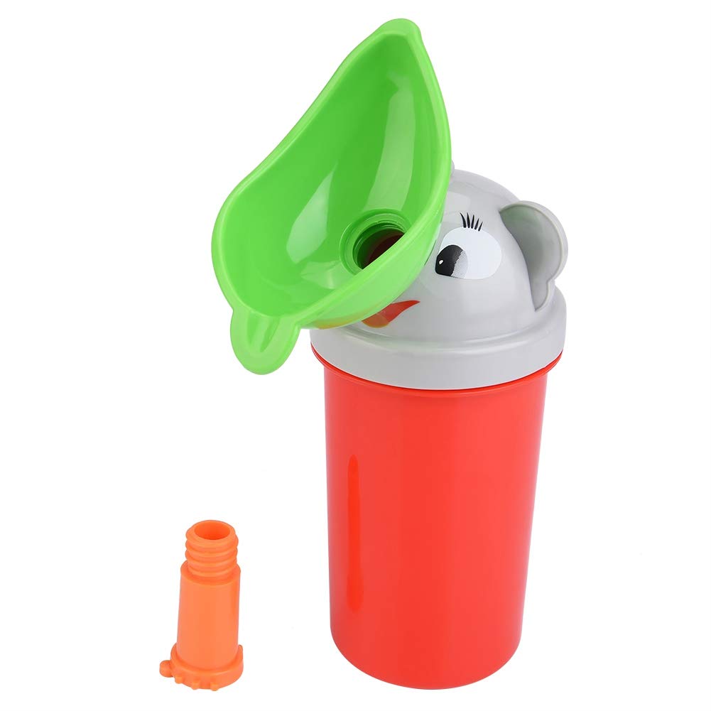 Baby Potty Toddler Emergency Toilet Training Seat with Handle and Anti-Slip for Boys & Girls Baby Car Camping(Red) Toilet, Training Pants