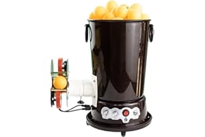 Automatic Ping Pong Robot Ball Machine Table Tennis Balls Launcher Robot Thrower Machines for Training, 20-80 Pcs/Min