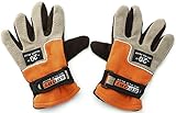 Boys Girls Outdoor Gloves Orange Ski Gloves for Kids Sports Winter Ski Gloves Orange