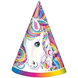 Rainbow Majesty by Lisa Frank Party Hats, 8ct