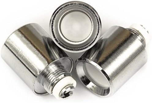 Coil Monster Ceramic Doughnut Replacement Globe Heating Elements, 3 cartridges