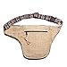 Kamama Natural Hemp Cross Body Bag Hip Bag Waist Bag Fanny Pack