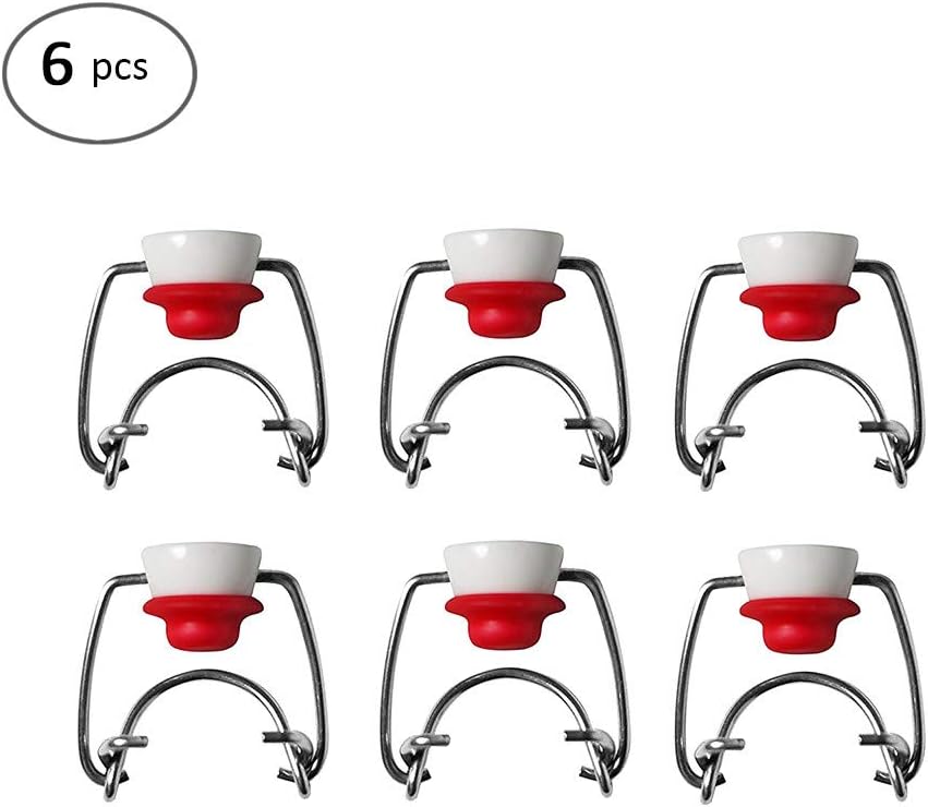 Replacement Swing Top Caps Ceramic Stoppers for Home Brew Beer Bottles