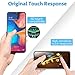 [2 Pack] QHOHQ Screen Protector for Samsung Galaxy A20,[Full Coverage] Tempered Glass Case Friendly Protection Film for Samsung Galaxy A20 (Black)