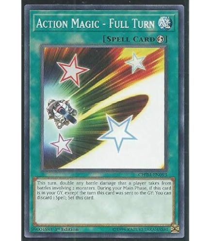Amazon.com: Yu-Gi-Oh! - Action Magic - Double Banking - CHIM-EN094 - Common  - 1st Edition
