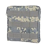 MOLLE Pouches - Compact Water-resistant Multi-purpose Tactical EDC Utility Gadget Gear Hanging waist Bags(Square Pouch ,ACU )