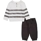 Splendid baby-boys Stripe Ls Henley Set