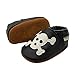 SAYOYO Baby Skull Soft Sole Black Leather Infant and Toddler Shoes 24-36months